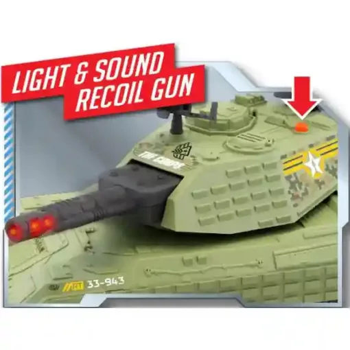 The Corps! Elite interaktív tank fénnyel és hanggal