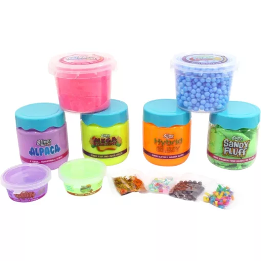 Slimy Bucket Fun 8 féle slime készlet
