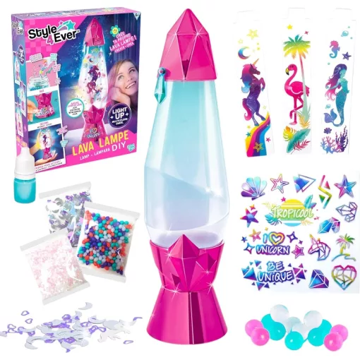 Style 4 Ever DIY lávalámpa készítő és dekoráló készlet
