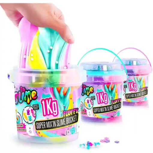 So Slime DIY 1 kg slime dekorációval - többféle