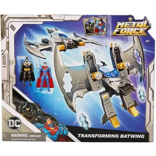 DC 2 az 1-ben átalakuló Batman Denevérszárny repülö és robot figurákkal 10cm