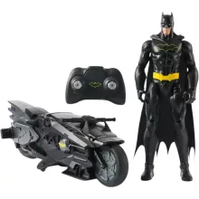 DC Batman - Távirányítós RC Batcycle motor figurával 38cm