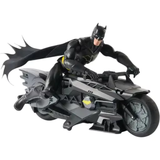 DC Batman - Távirányítós RC Batcycle motor figurával 38cm