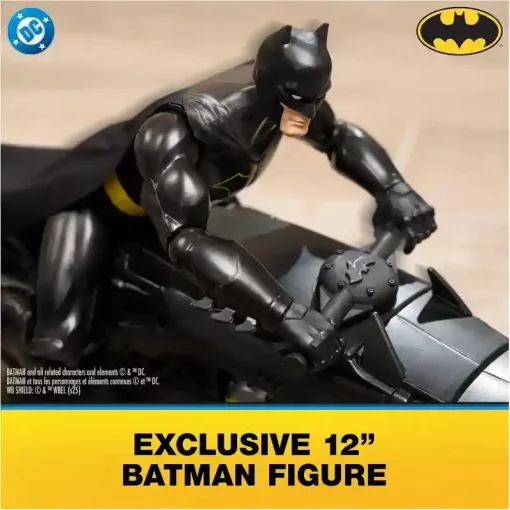 DC Batman - Távirányítós RC Batcycle motor figurával 38cm