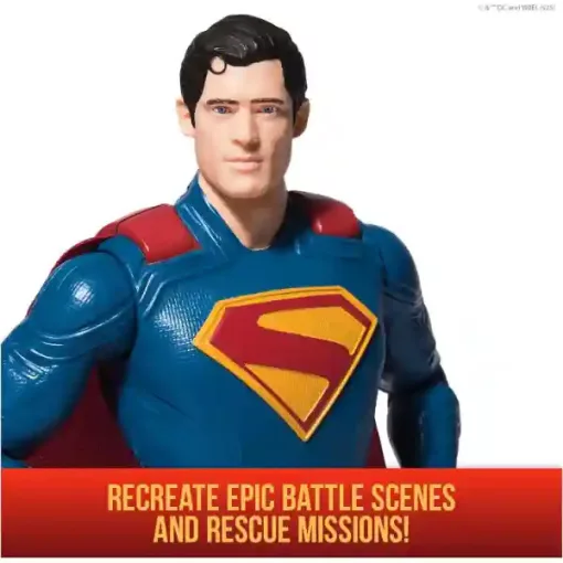 DC Comics Superman akciófigura valódi köpennyel 30cm