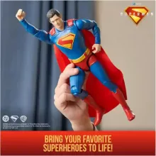 DC Comics Superman akciófigura valódi köpennyel 30cm