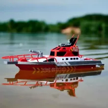 Dickie Toys - Távirányítós RC tűzoltóhajó vízágyúval