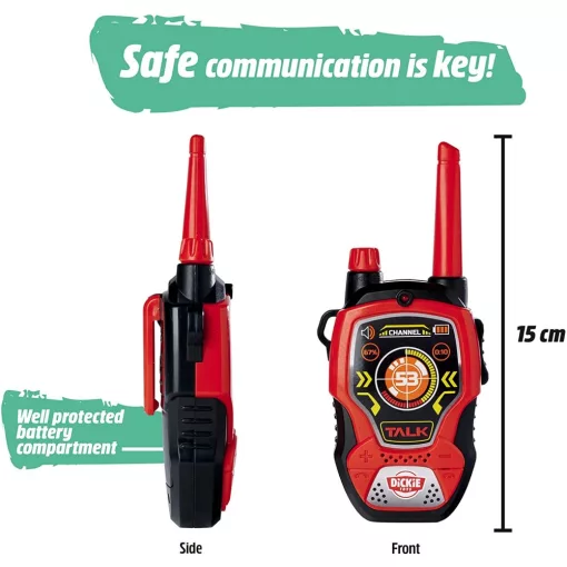 Dickie Toys Walkie Talkie - Tűzoltósági szett (201118195)