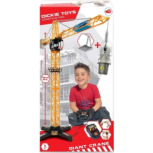 Dickie Toys Construction - Távirányítós RC óriás daru 100cm (203462411)