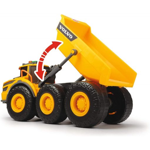 Dickie Toys Construction - Volvo csuklós dömper fénnyel és hanggal 23cm (203723004)