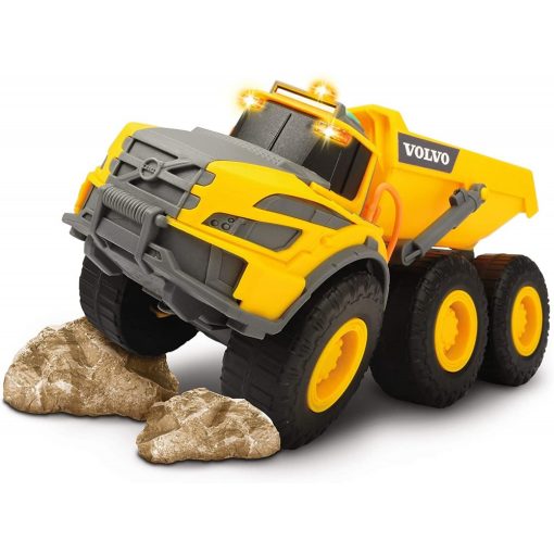 Dickie Toys Construction - Volvo csuklós dömper fénnyel és hanggal 23cm (203723004)