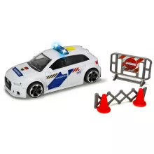 Dickie Toys SOS Series - Audi RS3 rendőrautó 15cm (203713011006)