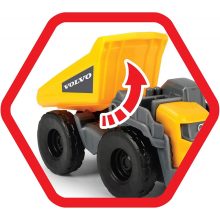 Dickie Toys Construction - Mack kamion Volvo munkagépekkel 32cm (203725005)