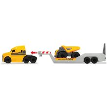 Dickie Toys Construction - Mack kamion Volvo munkagépekkel 32cm (203725005)