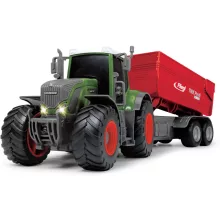 Dickie Toys Farm Series - Fendt traktor utánfutóval, fénnyel és hanggal 42cm (203737002)