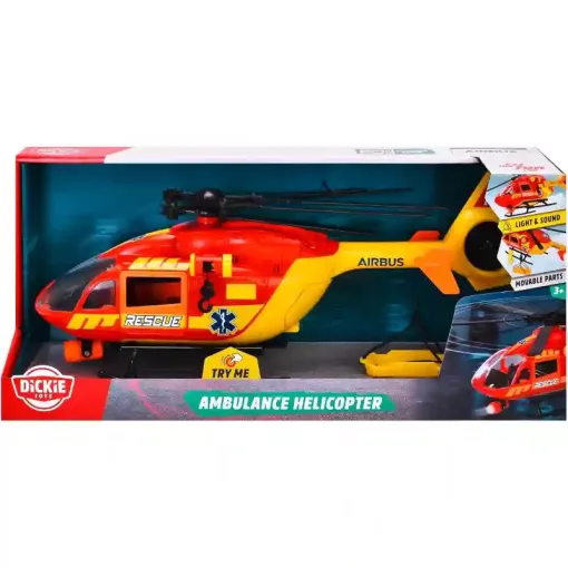 Dickie Toys - Interaktív Airbus mentőhelikopter