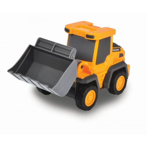 Dickie Toys Construction - Volvo kamion fénnyel, hanggal és homlokrakodóval 32cm (203725008)