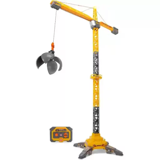 Dickie Toys - Távirányítós RC titán óriás építkezési daru fénnyel 150cm