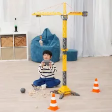 Dickie Toys - Távirányítós RC titán óriás építkezési daru fénnyel 150cm