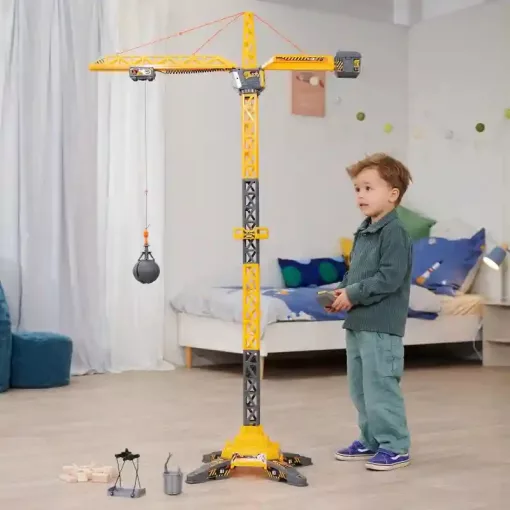 Dickie Toys - Távirányítós RC titán óriás építkezési daru fénnyel 150cm
