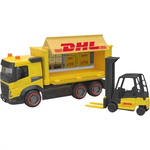 Dickie Toys - Volvo DHL teherautó targoncával