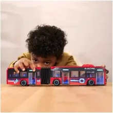 Dickie Toys - Városi csuklós busz nyitható ajtókkal 40cm