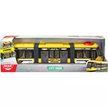 Dickie Toys City - Sárga villamos nyitható ajtókkal 42cm