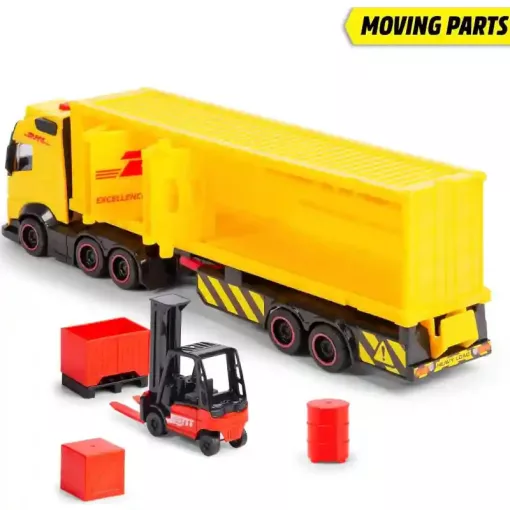 Dickie Toys - Interaktív DHL kamion targoncával