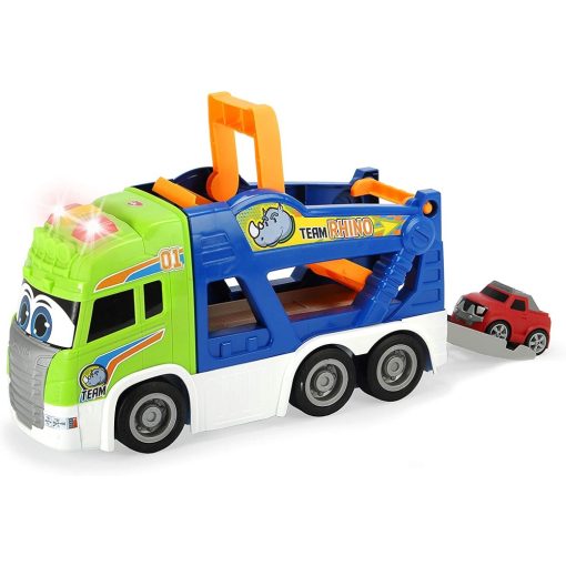 Dickie Toys Happy Series - Autószállító fénnyel és hanggal kicsiknek 40cm (203817003)