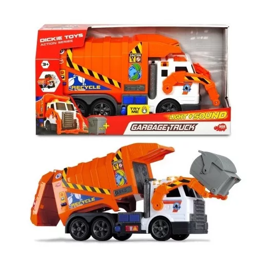 Dickie Toys Action Series - Kukásautó motoros emelővel, fénnyel és hanggal 46cm (203308369)
