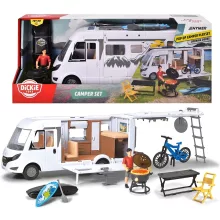 Dickie Toys - Kempingezés lakókocsival 35cm