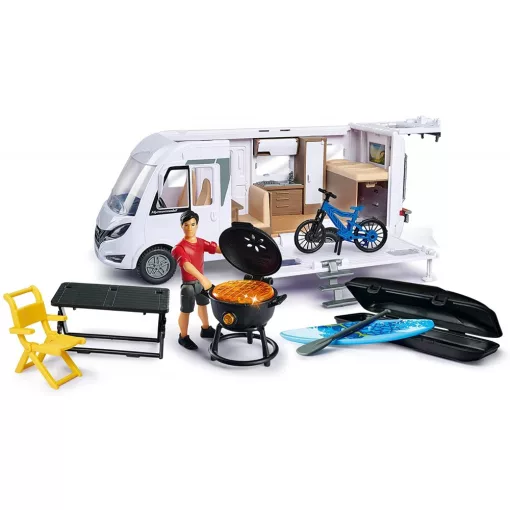 Dickie Toys - Kempingezés lakókocsival 35cm