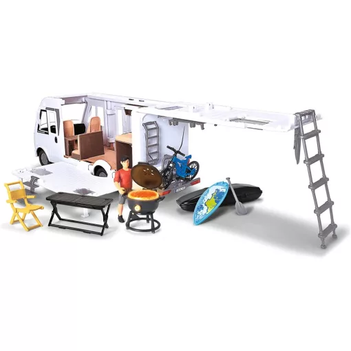 Dickie Toys - Kempingezés lakókocsival 35cm