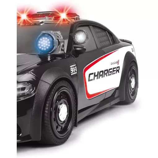 Dickie Toys - Motorizált Dodge Charger rendőrautó fénnyel és hanggal 34cm (203308385)
