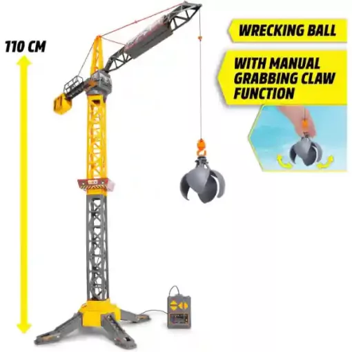 Dickie Toys távirányítós RC óriás daru 110cm
