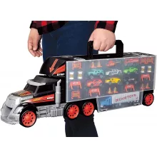 Dickie Toys City - Óriás hordozható autószállító kamion 8db járművel és kiegészítőkkel (203749023)