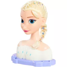 Disney Jégvarázs: Elza fodrász babafej kiegészítőkkel