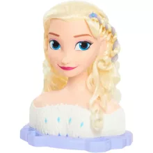 Disney Jégvarázs: Elza fodrász babafej kiegészítőkkel