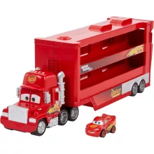Mattel Disney Verdák: Mack autószállító kamion Villám McQueen kisautóval