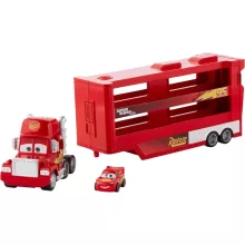 Mattel Disney Verdák: Mack autószállító kamion Villám McQueen kisautóval
