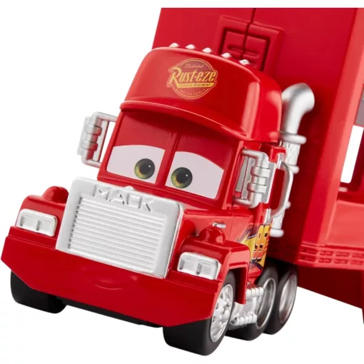 Mattel Disney Verdák: Mack autószállító kamion Villám McQueen kisautóval