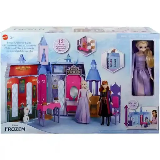 Mattel Disney Jégvarázs 2: Elza Arendelle kastélya babával és kiegészítőkkel
