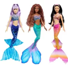Mattel Disney A kis hableány: Ariel, Mala és Karina sellőnővérek készlet 30cm