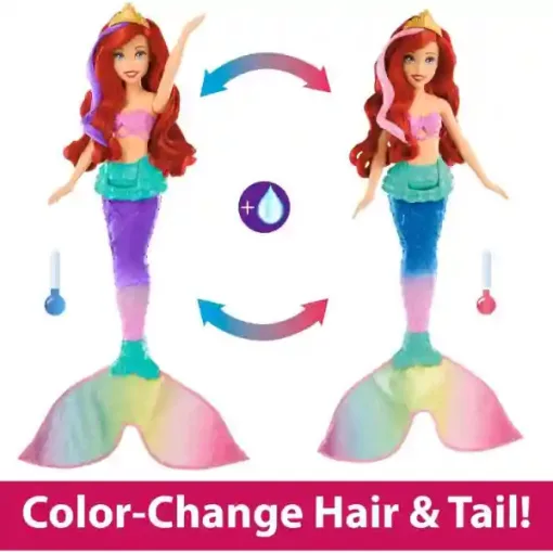 Mattel Disney A kis hableány: Ariel úszó sellő baba (csomagolássérült)