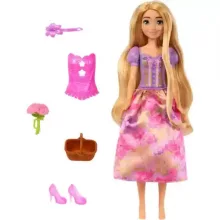 Mattel Disney Aranyhaj és a nagy gubanc: Spin & Reveal Aranyhaj hercegnő baba kiegészítőkkel, Rapunzel