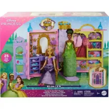 Mattel Disney Princess hordozható ruhásszekrény kiegészítőkkel