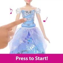 Mattel Disney Princess Hamupipőke interaktív baba fénnyel és hanggal
