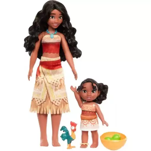 Mattel Disney Vaiana 2: Vaiana és Simea babák kiegészítőkkel