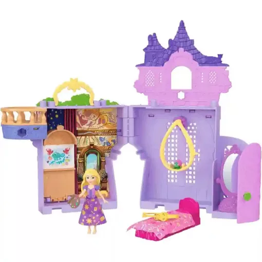 Mattel Disney Aranyhaj és a nagy gubanc: Aranyhaj hercegnő baba tornya, Rapunzel