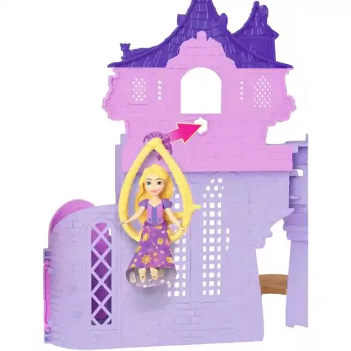 Mattel Disney Aranyhaj és a nagy gubanc: Aranyhaj hercegnő baba tornya, Rapunzel